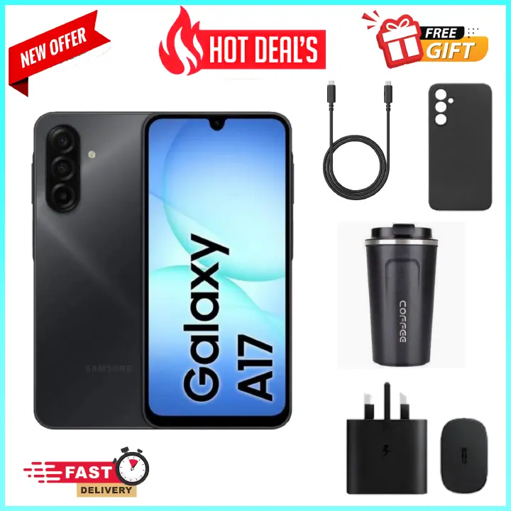 LIMITED TIME DEALS!!! Samsung Galaxy A17 256GB/128GB+4GB/6GB/8GB 6.7" Super AMOLED Display  50MP Triple Camera Android 15 5000mAh 25W Type-C  Samsung A17, A17 Samsung  ALL THE DISPLAYED GIFTS