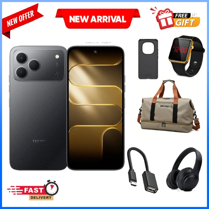 LIMITED TIME DEALS!!! BRAND NEW Tecno Spark 50 128GB/256GB ROM+(4+8)GB RAM 6.78" SCREEN 120Hz Refresh rate Camera 50MP Main Camera +8MP SELFIE 18W Super Charging 6700mAh battery Android 16+FREE GIFTS