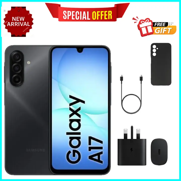 FLASHSALE  DEALS!! Samsung Galaxy A17 256GB+8GB 6.7" Super AMOLED Display  50MP Triple Camera Android 15  5000mAh 25W Type-C Charge AI Smart Phones phone+ ALL THE DISPLAYED GIFTS