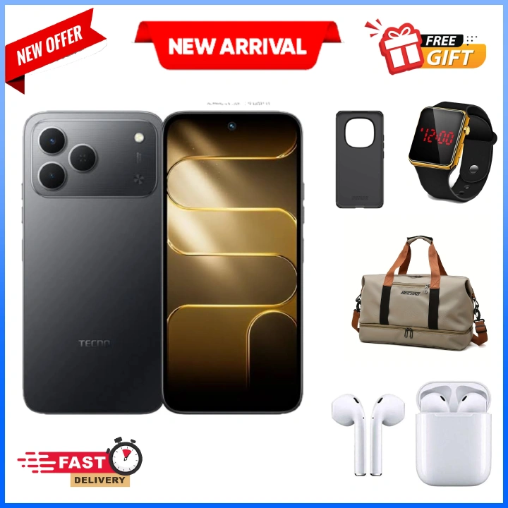 LIMITED TIME DEALS!!! BRAND NEW Tecno Spark 50 128GB/256GB ROM+(4+8)GB RAM 6.78" SCREEN 120Hz Refresh rate Camera 50MP Main Camera +8MP SELFIE 18W Super Charging 6700mAh battery Android 16+FREE GIFTS