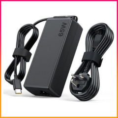 FLASH SALE!! Lenovo 65W Type-C COMPLETE Laptop Charger/Adapter: Complete with Power Cable | Device Protection | High Quality | with Warrant