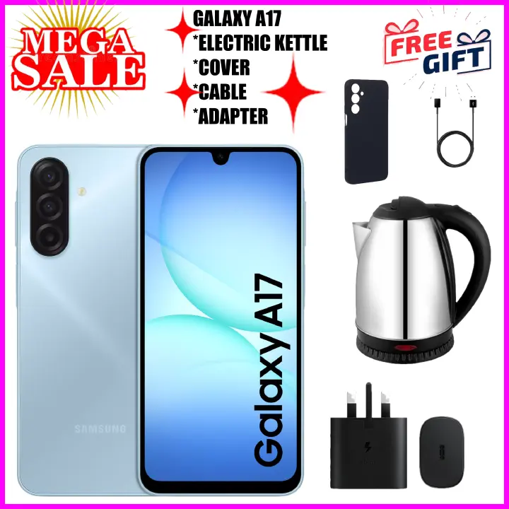 VALUE DEALS!! Samsung Galaxy A17 128GB/256GB+4GB/6GB/8GB 6.7" Super AMOLED Display  50MP Triple Camera Android 15  5000mAh Samsung A17, A17 Samsung Smart Phones phone+ ALL THE DISPLAYED GIFTS