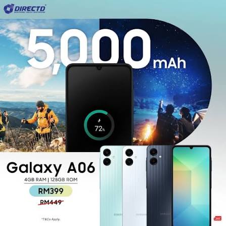 LIMITED TIME DEALS!!Samsung Galaxy A06 64GB/128GB+4GB 50MP Camera 6.7" 90Hz MTK Helio G85 (12nm) 5000mAh 25W Type-C Charge Android 14 Samsung A06  A06 samsung Smart Phone+FREE GIFTS