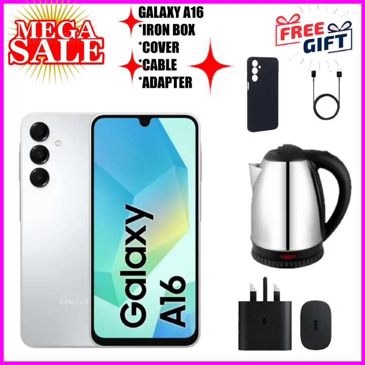 VALUE DEALS!!! BRAND NEW  Samsung Galaxy A16 128GB+4GB 6.7" Super AMOLED D 50MP Triple Camera Android 14 Mediatek Helio G99 5000mAh 25W Type-C Charge samsung A16  A16 samsung+FREE GIFTS smartphone