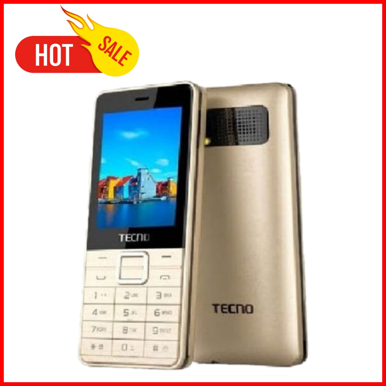 LIMITED OFFER!! TECNO T301: 4MB RAM+4MB Storage | 1.77" Display | 1150mAh Battery | Dual SIM | 0.8MP Camera |  Flashlight | FM Radio | 200 SMS Memory & 2000 Phonebook Entries | Kabambe Phones