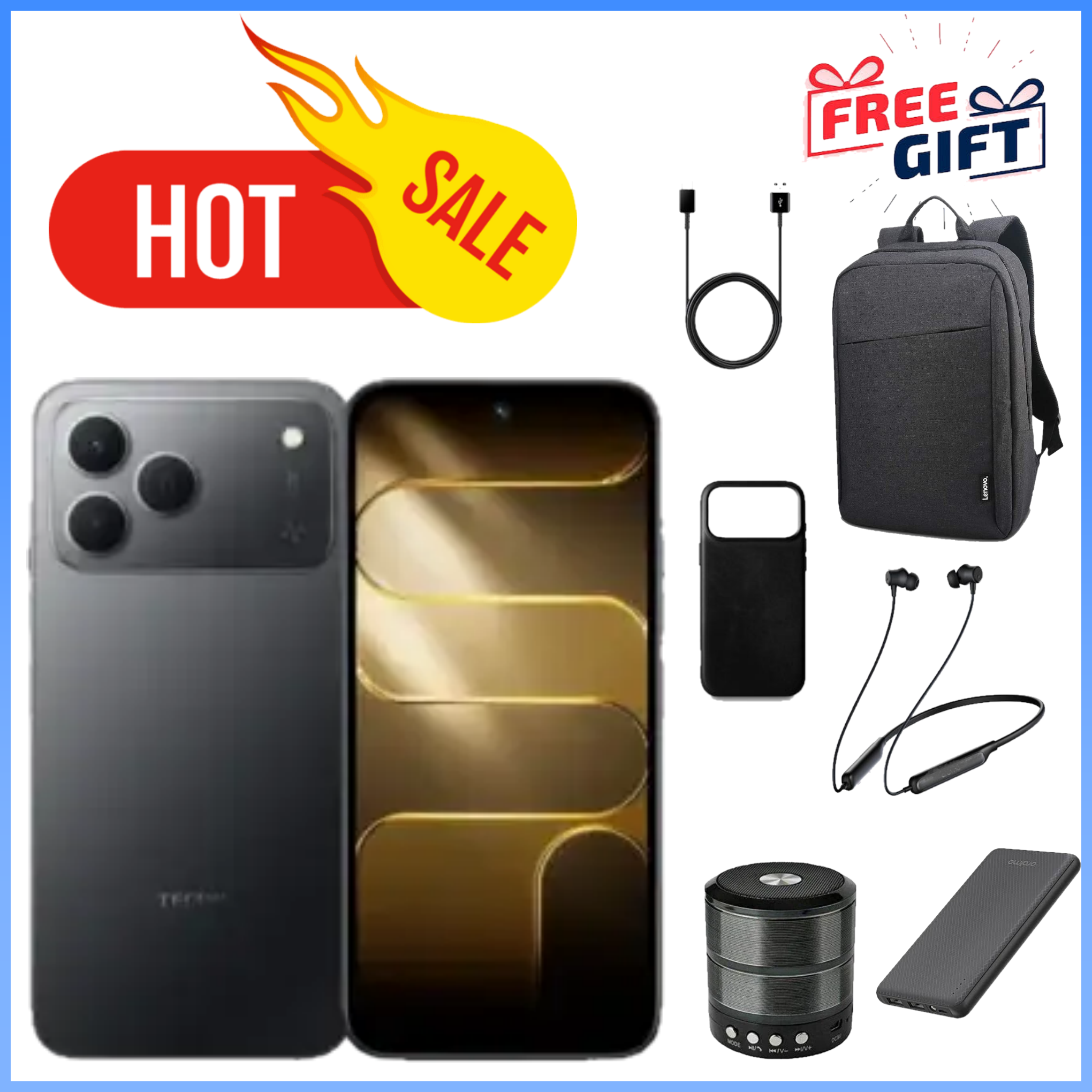 LIMITED TIME DEALS!!! BRAND NEW Tecno Spark 50 128GB/256GB ROM+(4+8)GB RAM 6.78" SCREEN 120Hz Refresh rate Camera 50MP Main Camera +8MP SELFIE 18W Super Charging 6700mAh battery Android 16+FREE GIFTS