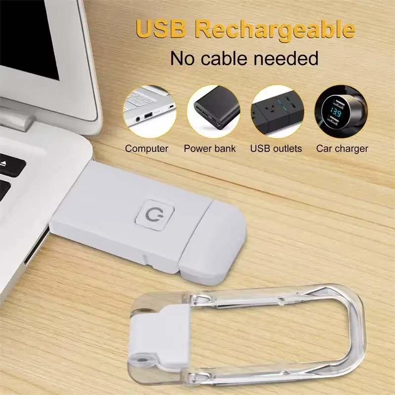 LED Clip-on Book Light Home-appliance Night Lights Lamp Charging Mode Eye Care USB Children's Reading Light Indoor Table