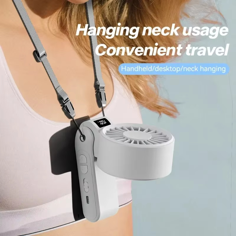 Portable High Speed Small Fan Rechargeable Usb Interface Foldable Handheld Outdoor Fan Small Cooling Fan Suitable For Outdoor