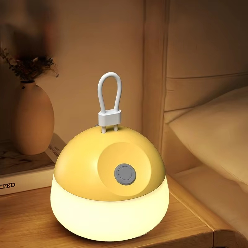 Portable Rechargeable Camping Lantern 3 Modes Dimmable LED Tent Light with Hanging Hook for Outdoor Hiking Backpacking Patio