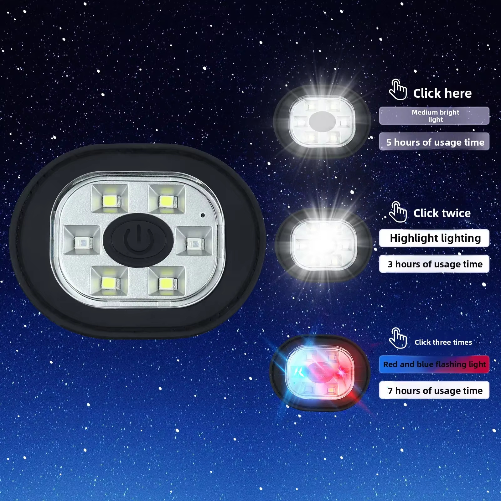 Bluetooth Music Charging LED Luminous Lighting Headlamp Knitted Hat Party Performance Hat Party Hat Sports Trends