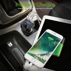 Car Bluetooth FM Transmitter X8 MP3 Player Dual USB Car Charger Adapter Wireless Music Receiver Hands Free Calling Device