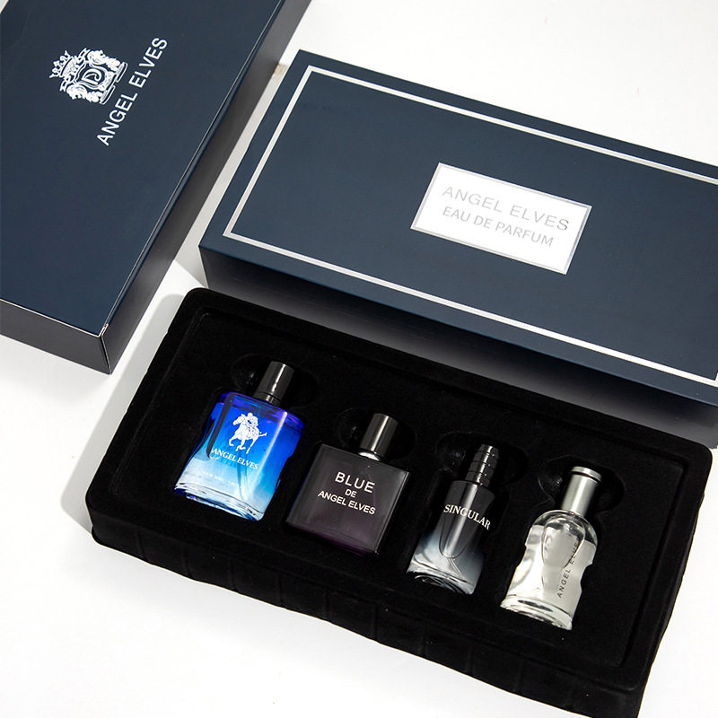 Perfume Man 4-in-1 Men's Fragrance Luxury Gentleman Perfume Gift Set Long-Lasting Fresh Fragrance Best for Daily Use, Office Night Out 4-Piece Set