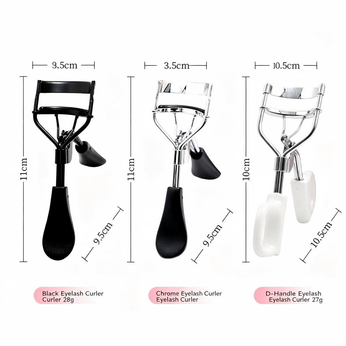 Non-Painful Portable Foldable Steel Double-Head Comb Eyelash Curler 3/4-Piece Set view 7