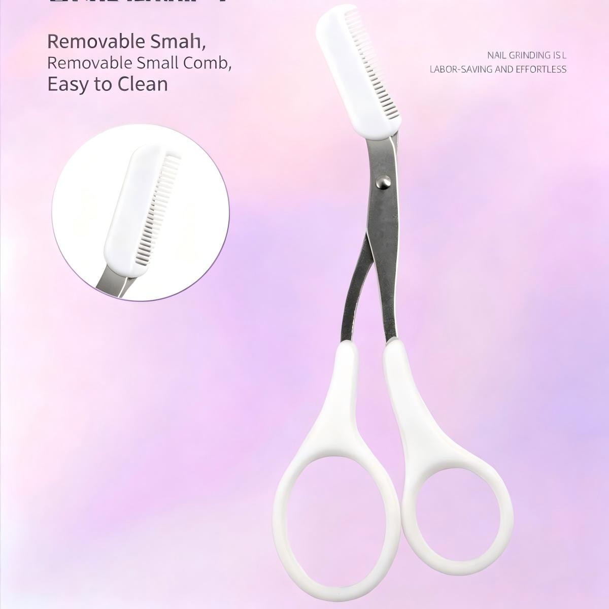 High Quality Hot Selling Eyebrow Trimming Knife Eyebrow Trimming Clip 3/4 Piece Set Eyebrow Trimming Set view 4