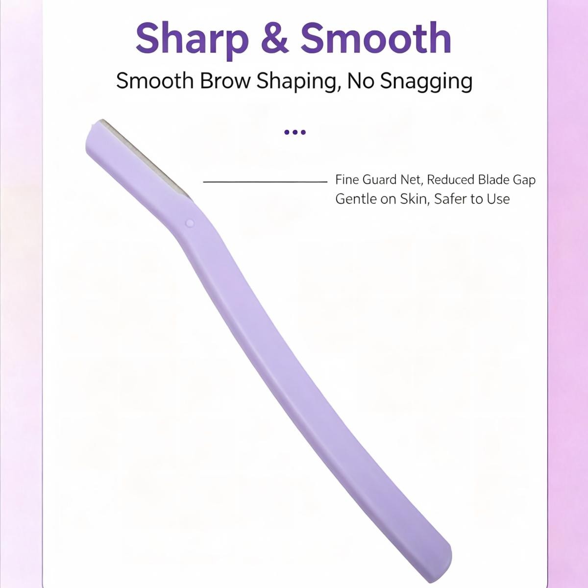 High Quality Hot Selling Eyebrow Trimming Knife Eyebrow Trimming Clip 3/4 Piece Set Eyebrow Trimming Set view 3