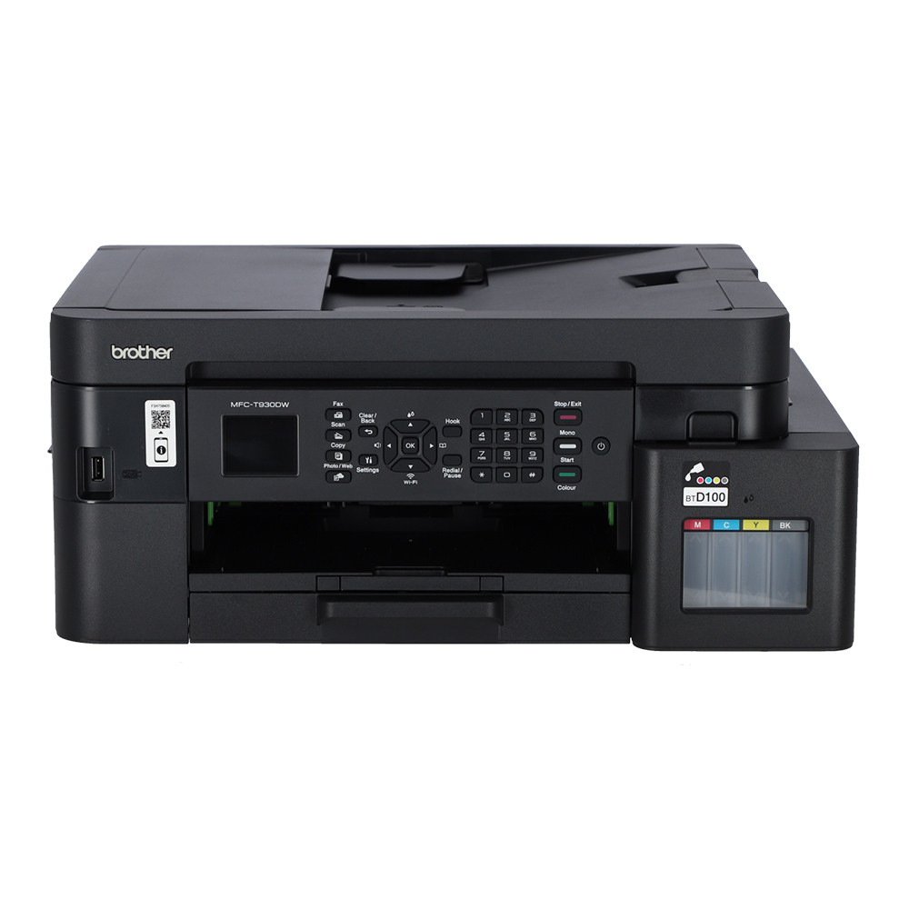 Brother MFC-T930DW Ink Tank Wireless All-in-One Printer, Print, Scan, Copy. (1 Year Warranty)
