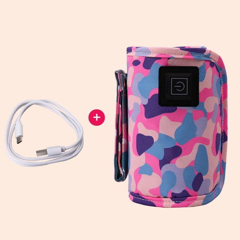 【SALE】USB Milk Water Warmer Travel Stroller Insulated Bag Baby Nursing Bottle Heater Supplies for Outdoor botella de agua para niños