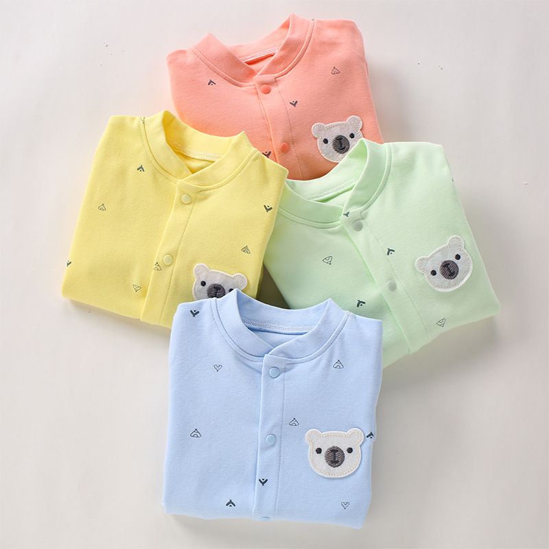 【SALE】Spring and Autumn style baby jumpsuit, Class A newborn clothes, pure cotton underwear, jumpsuit, baby clothes, pajamas, crawling clothes