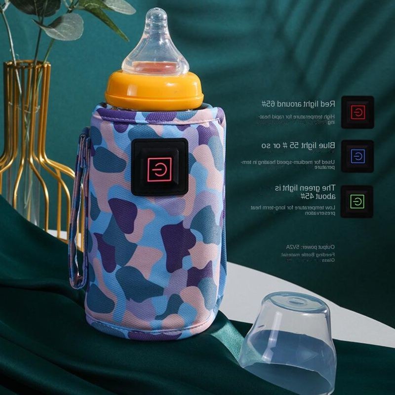 【SALE】USB Milk Water Warmer Travel Stroller Insulated Bag Baby Nursing Bottle Heater Supplies for Outdoor botella de agua para niños
