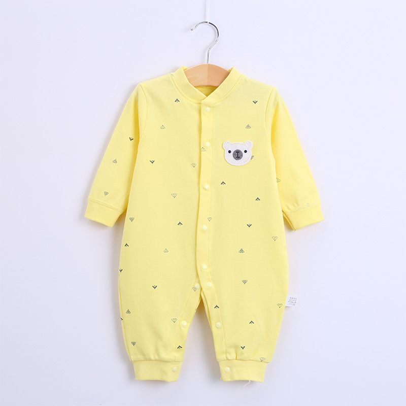 【SALE】Spring and Autumn style baby jumpsuit, Class A newborn clothes, pure cotton underwear, jumpsuit, baby clothes, pajamas, crawling clothes