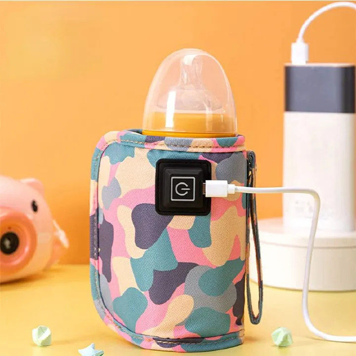 【SALE】USB Milk Water Warmer Travel Stroller Insulated Bag Baby Nursing Bottle Heater Supplies for Outdoor botella de agua para niños