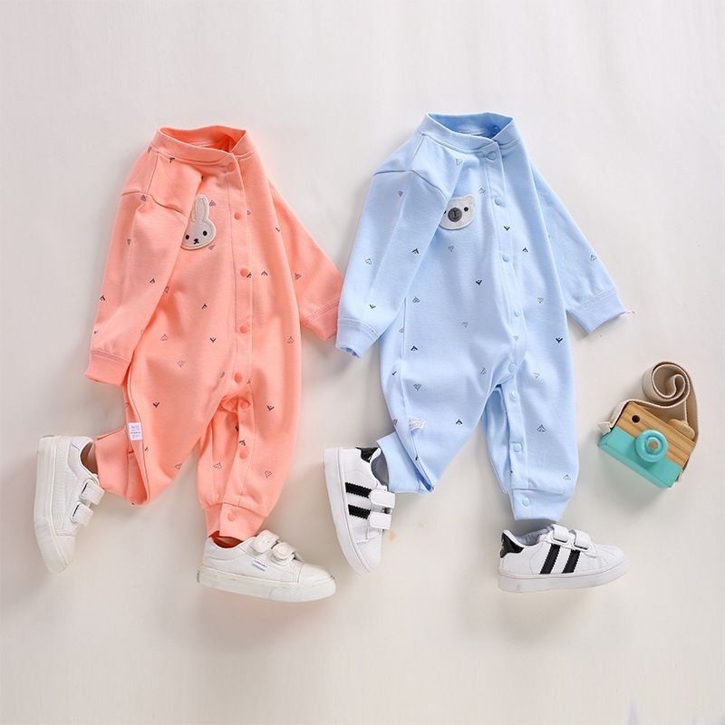 【SALE】Spring and Autumn style baby jumpsuit, Class A newborn clothes, pure cotton underwear, jumpsuit, baby clothes, pajamas, crawling clothes