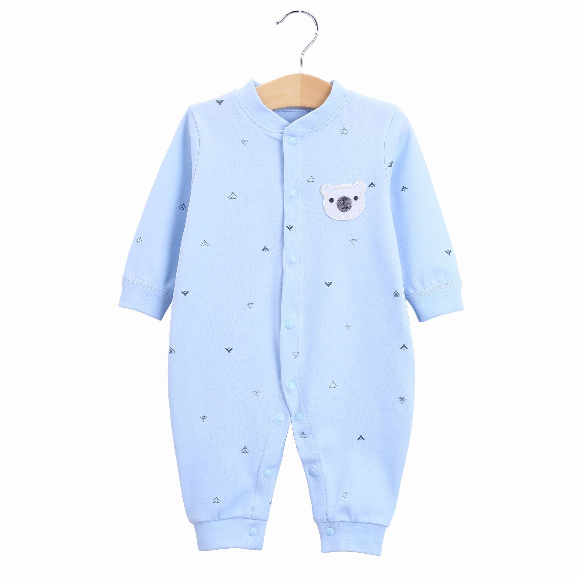 【SALE】Spring and Autumn style baby jumpsuit, Class A newborn clothes, pure cotton underwear, jumpsuit, baby clothes, pajamas, crawling clothes