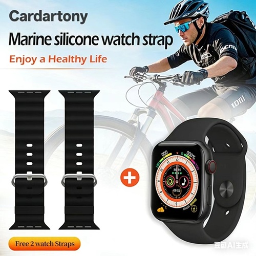 C90 Pro/GH900  Smart Watch 2.19'' Smartwatches Bluetooth Call Smart Watches Health Monitor Fitness Bracelet Scroll Button Smart Band For Smart Phones  Two watch straps are given as a gift