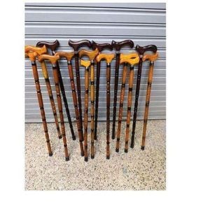 Mahogany Wooden Walking Stick for Special Occasions and Assistance in Old Age.Very durable and not easy to break. Use the wood walking canes with confidence. Has an anti-skid rubber. Great gift choic