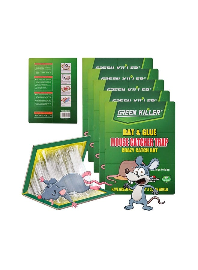 Glue Mouse Traps Indoor for Home, Rat Trap Large Heavy Duty Glue Traps for Safe Home Pest Control. Pre-Scented, Non-Toxic Sticky Boards for Mice, Rats & More. Easy To Use