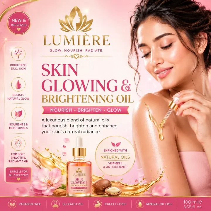 Skin Brightening Argan Oil with Coconut Oil & Collagen – Glow Naturally for Radiant Skin