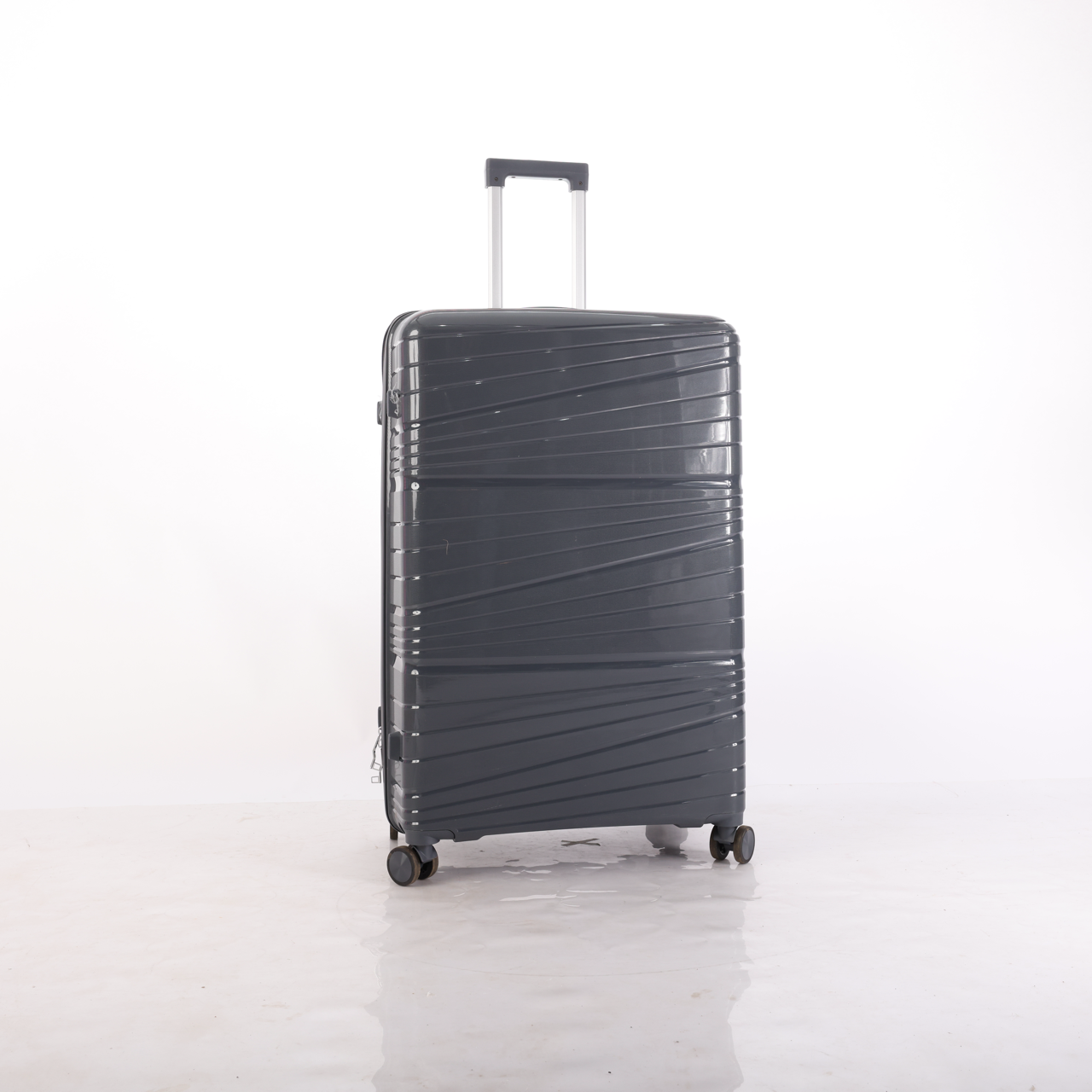 100% PP Rubber Travelling Suitcase
