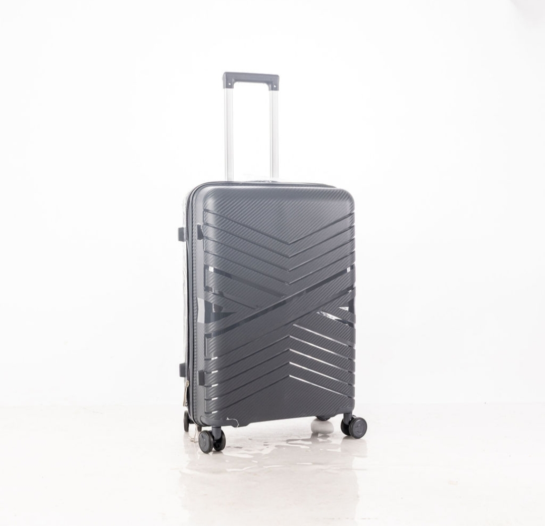 100% PP Rubber Travelling Suitcase