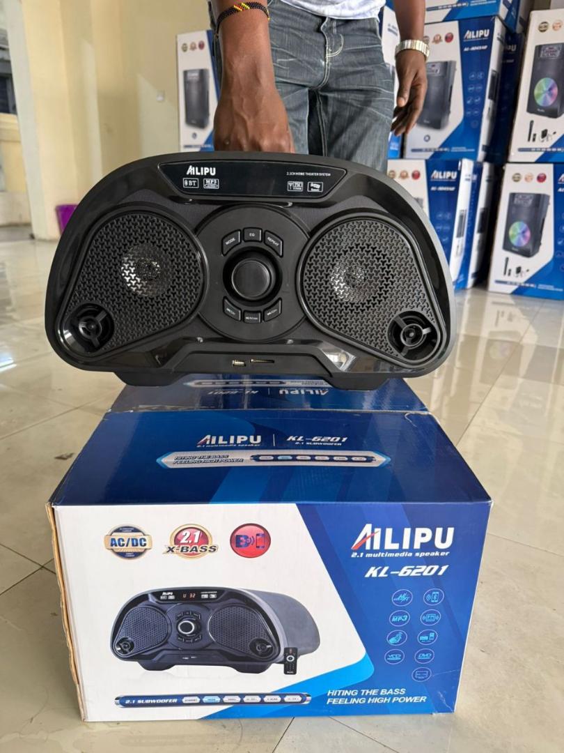 AILIPU KL-6201 2.1 Multimedia Subwoofer – Powerful Sound, Deep Bass, Unmatched Entertainment!