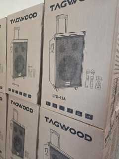 TAGWOOD LTS-12A 12000W Out-Door Subwoofer Multimedia Speaker With Li-Battery ,Wireless Mic, Bluetooth