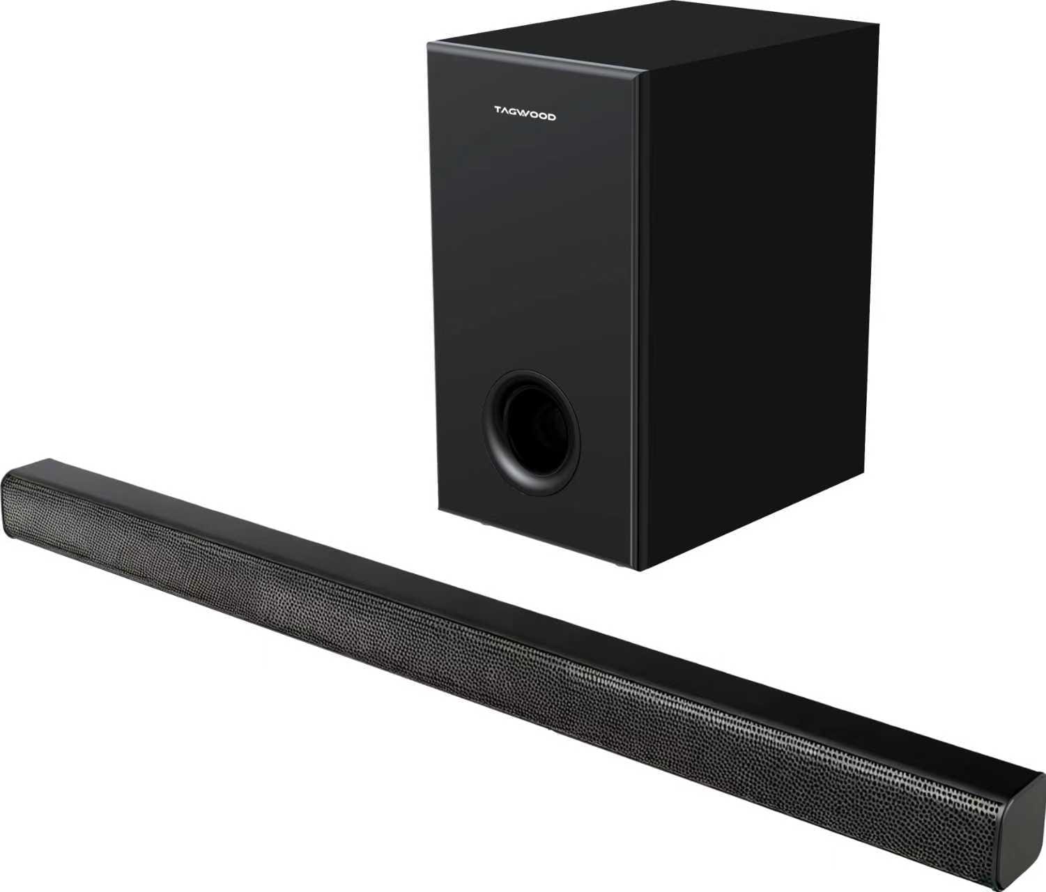 Tagwood 12000W 2.1CH Multimedia Bluetooth Woofer Speaker System Subwoofer Soundbar BT 6.0 /USB/SD/FM AC/DC System Soundbar with Remote Control S3 Speaker bass