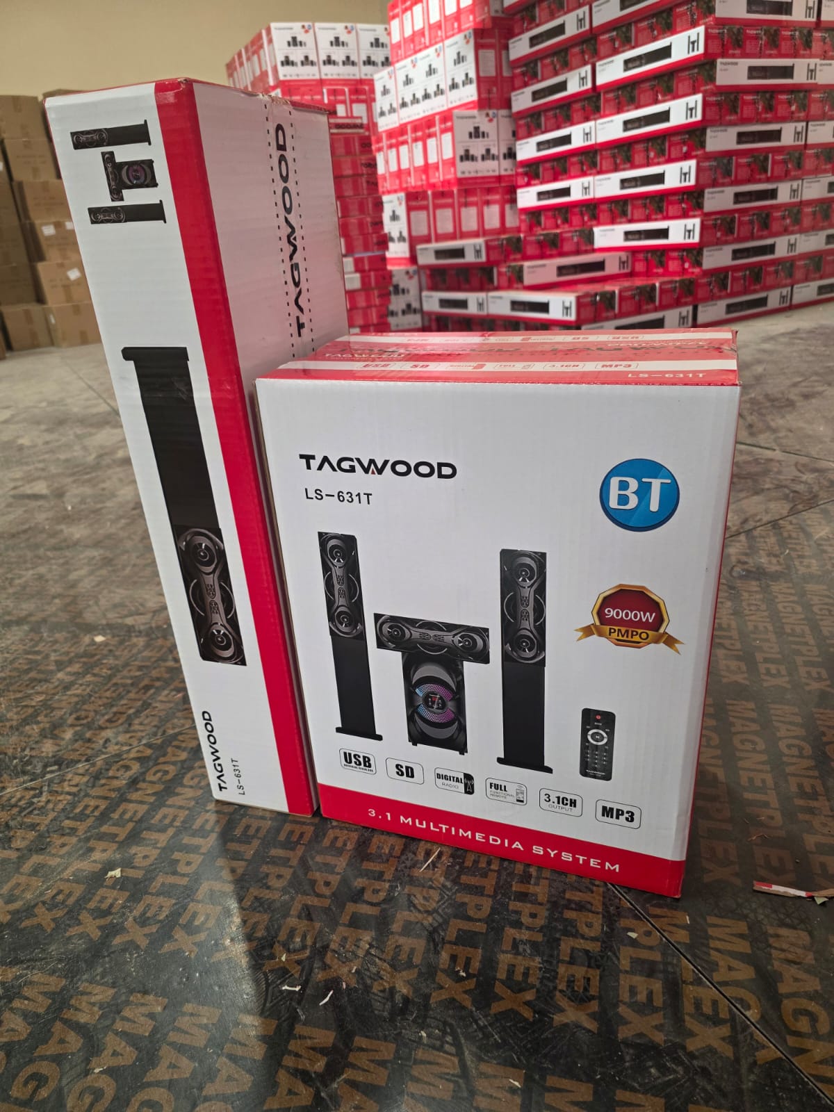 Tagwood 631T 3.1CH Woofer Subwoofer Bluetooth Cinema Home theater System Bluetooth Hi-Fi Speaker Speaker System