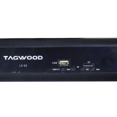 Tagwood 12000W 2.1CH Multimedia Bluetooth Woofer Speaker System Subwoofer Soundbar BT/USB/SD/FM AC/DC System Soundbar with Remote Control S2 Speaker bass