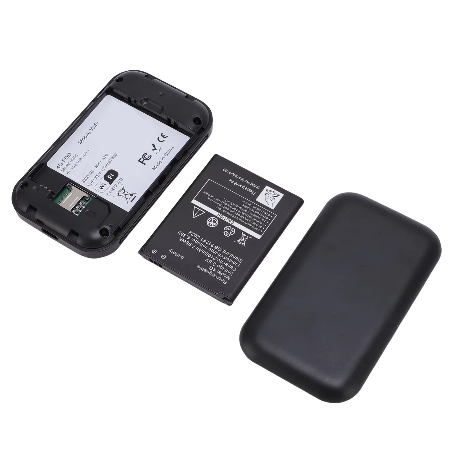 4G 5G WiFi Hotspot Mobile WiFi Router SIM Card Slot Portable Supports 10 Connected Devices 300Mbps High Speed for Camping