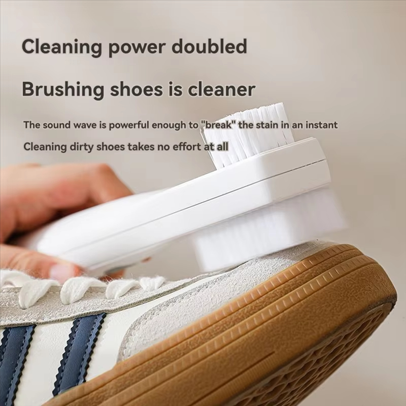 1PC Electric Shoe Cleaner Portable Electronic Sneaker Duster Brush Type-C Charging Casual Polishing Brush For Travel Home