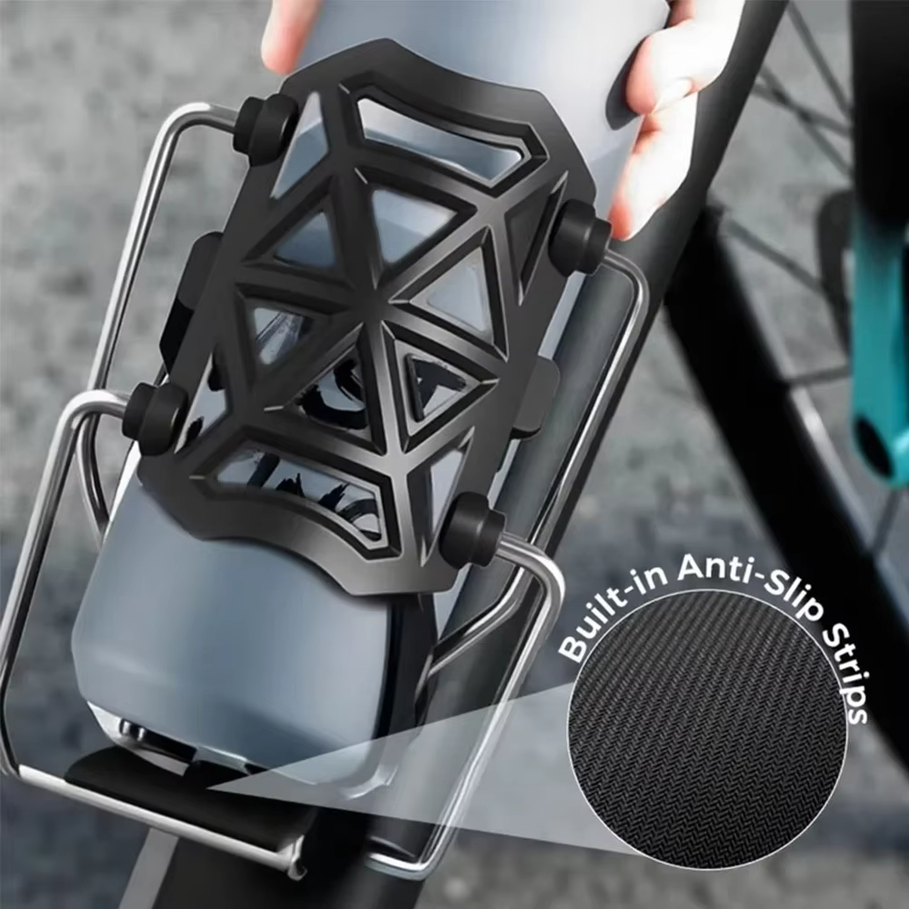 Universal Rotating Cycling Cup Holder for Bicycles Electric Bikes and Motorcycles No Drilling Required