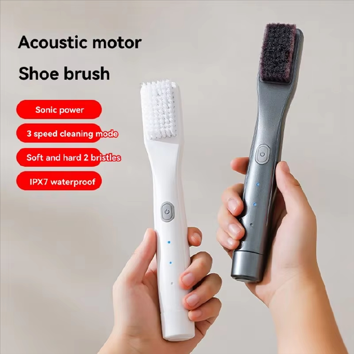 1PC Electric Shoe Cleaner Portable Electronic Sneaker Duster Brush Type-C Charging Casual Polishing Brush For Travel Home