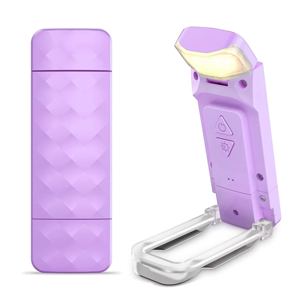 USB Rechargeable Book Light, Long Lasting & Eye Caring 3 Colors,Portable Bookmark Lamps, Brightness Adjustable for Book Lovers