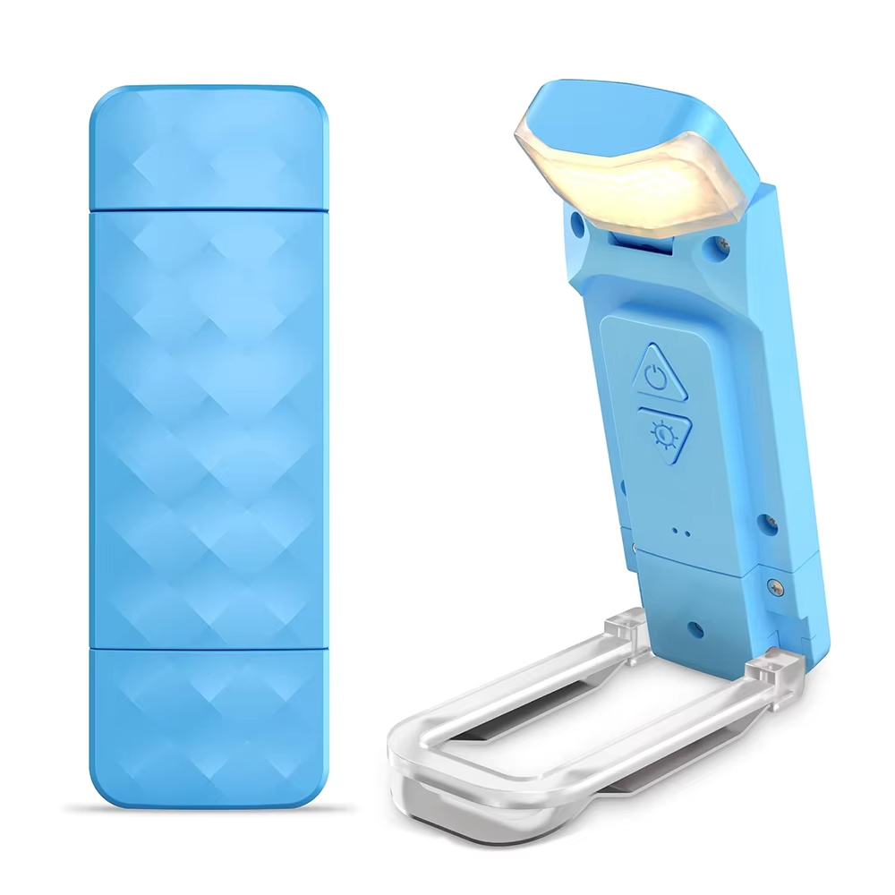USB Rechargeable Book Light, Long Lasting & Eye Caring 3 Colors,Portable Bookmark Lamps, Brightness Adjustable for Book Lovers