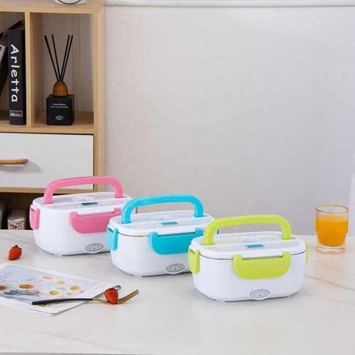 Portable Electric Food Lunchbox Warmer plus smart thermal flask 500ml with temperature display