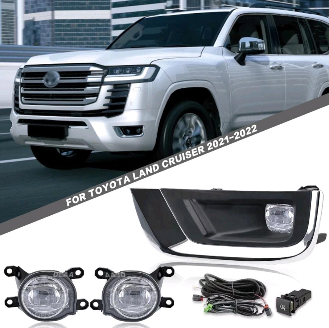 Toyota Land Cruiser LC300 Halogen Fog Lights – Premium Replacement Fog Lamps (Pair)