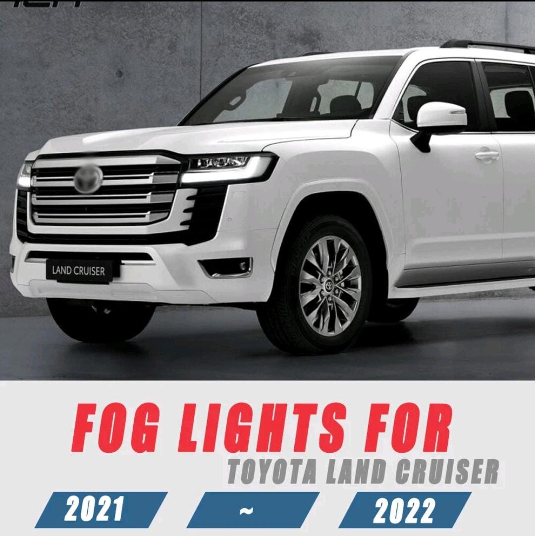 Toyota Land Cruiser LC300 Halogen Fog Lights – Premium Replacement Fog Lamps (Pair)