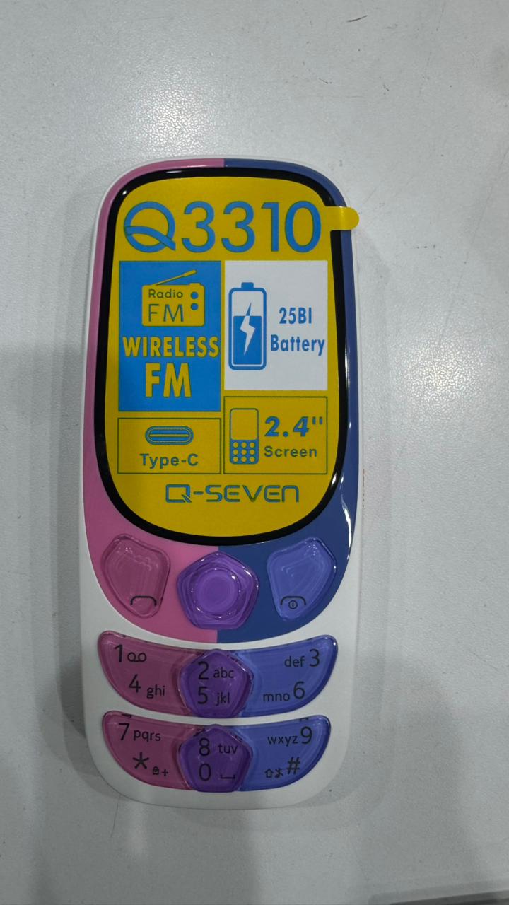LIMITED DISCOUNT 🔥🔥🔥🔥BRAND NEW Q3310  DUAL  SIM CARD FEATURE PHONE WITH Bluetooth /Wireless FM/SD Slot kabambe/katululu/mulika mwizi/button feature phone