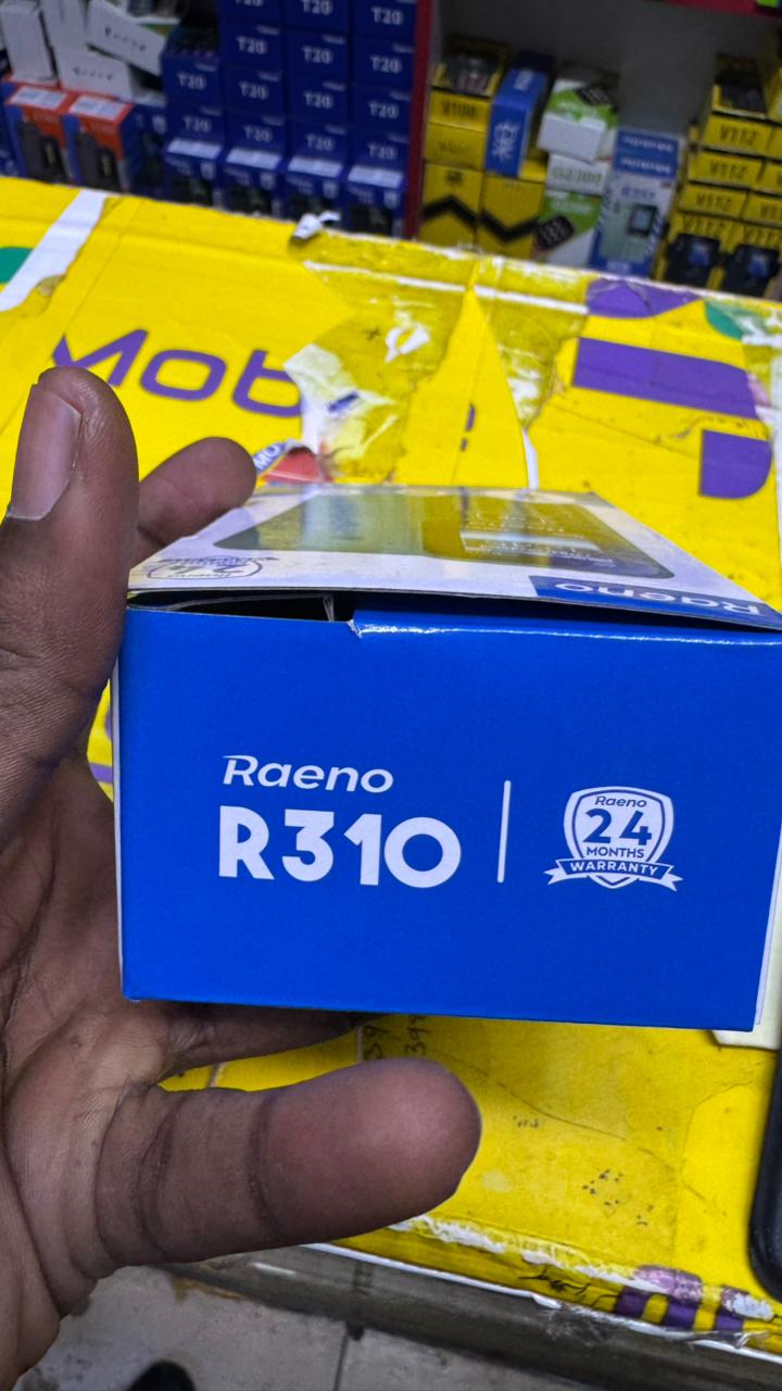 LIMITED DISCOUNT 🔥🔥BRAND NEW  RAENO R310 TRIPLE SIM CARD FEATURE PHONE WITH Bluetooth /Wireless FM/SD Slot kabambe/katululu/mulika mwizi/button feature phone