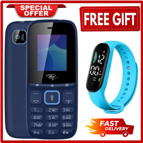 LIMITED DISCOUNT !!!BRAND NEW ITEL 2163 1.8" Display Wireless FM Dual SIM Opera Mini Bright Torch Kabambe Katululu Button Feature Phone King Talker with 2000 Contacts Memory, Long-Lasting Battery,